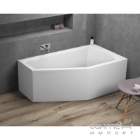 Асиметрична ванна Polimat Selena 160x90 P 00951 біла, права