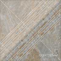 Бордюр 50,2х25 Kerama Marazzi Тревизо серый мозаичный (матовый), арт. SG188004


