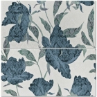 Облицювальна плитка декорація 32,5x65 Naxos Florence Fascia Flora Blu