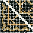Мозаика 30x30 Naxos Florence Mosaico Modulo A Nero (черная)