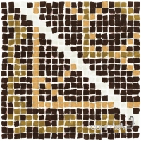 Мозаика 30x30 Naxos Florence Mosaico Modulo A Moka (коричневая)