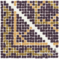 Мозаика 30x30 Naxos Florence Mosaico Modulo A Lilla (фиолетовая)