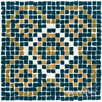Мозаика 30x30 Naxos Florence Mosaico Modulo C Blu (синяя)