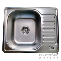 Кухонна мийка з нержавіючої сталі Galati (Eko) Sims Satin