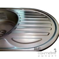 Кухонна мийка з нержавіючої сталі Galati Dana Nova Satin