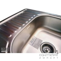 Кухонна мийка з нержавіючої сталі Galati Sims Textura