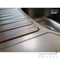 Кухонна мийка з нержавіючої сталі Galati Sims Textura