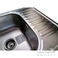 Кухонна мийка з нержавіючої сталі Galati Sims Satin