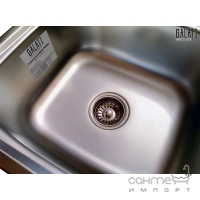 Кухонна мийка з нержавіючої сталі Galati Bogna Textura