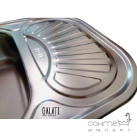 Кухонна мийка з нержавіючої сталі Galati Stela Satin