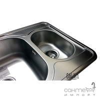 Кухонна мийка із нержавіючої сталі Galati Fifika 1.5C Textura