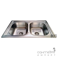 Кухонна мийка з нержавіючої сталі Galati Fifika 2C Satin