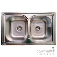 Кухонна мийка з нержавіючої сталі Galati Fifika 2C Satin