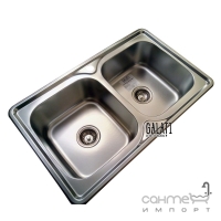 Кухонна мийка з нержавіючої сталі Galati Fifika 2C Textura
