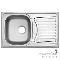 Кухонна мийка Ukinox Comfort COP 780.480 GT 8K полірована нерж. сталь