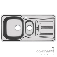 Кухонная мойка Ukinox Comfort COP 972.492 15 GW 8K полированная нерж. сталь