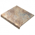 Клинкерная плитка, ступень 36x33/4 Natucer Scabos Bosforo (коричневая)