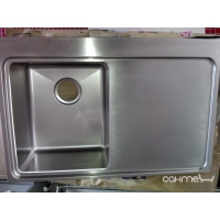 Кухонная мойка Ukinox Micro MMP 780.500 GT 10K L полированная левосторонняя
