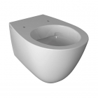 Унитаз подвесной безободковый 55х38 Globo Bowl+ (Plus) SBS05.BI белый глянец