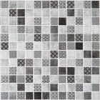Мозаика 31,6x31,6 Mosavit Print GRAPHICS RIVIERE GRIS DECOR