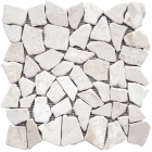 Мозаика из натурального камня 30x30 Mosavit TRIP PIEDRA NOA BLANCA (белая)