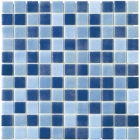 Мозаика 31,6x31,6 Mosavit Basic Mezclas COMBI-1 (BR-2001+BR-2002) (синяя/голубая) 