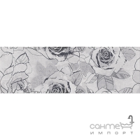 Декор настенный 20x60 Cersanit Snowdrops Inserto Flower