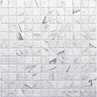 Мозаїка під мармур 31,6x31,6 Mosavit Print MARBLE CALACATTA (біла)