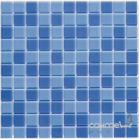 Мозаика 31,6x31,6 Mosavit Basic Mezclas COMBI-2 (MC-201+MC-203) (синяя/голубая) 