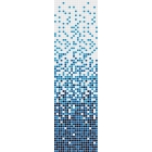 Мозаичная растяжка 31,6x31,6 Mosavit Basic Degradado AZUL (203-202-201-101) (синяя, белая)