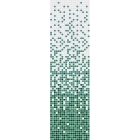 Мозаичная растяжка 31,6x31,6 Mosavit Basic Degradado VERDE (302-301-3001-101) (зеленая, белая)