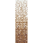Мозаичная растяжка 31,6x31,6 Mosavit Basic Degradado MARRON (801-503-502-501) (коричневая, белая)