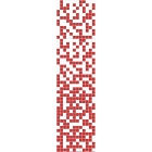 Мозаичная растяжка 31,6x31,6 Mosavit Basic Degradado BICOLOR ROJO (101-902) (красная, белая)