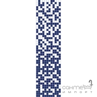 Мозаичная растяжка 31,6x31,6 Mosavit Basic Degradado BICOLOR AZUL (101-202) (синяя, белая)