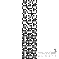 Мозаичная растяжка 31,6x31,6 Mosavit Basic Degradado BICOLOR NEGRO (101-901) (черная, белая)