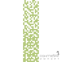 Мозаичная растяжка 31,6x31,6 Mosavit Basic Degradado BICOLOR VERDE (101-303) (зеленая, белая)