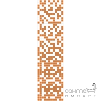 Мозаичная растяжка 31,6x31,6 Mosavit Basic Degradado BICOLOR NARANJA (101-702) (оранжевая, белая)