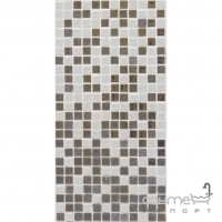 Мозаичная растяжка 31,6x31,6 Mosavit Basic Degradado METALICOS PLATAS (серая, белая)