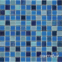 Мозаика люминесцентная 31,6x31,6 Mosavit Design Fosvit CORCEGA (синяя микс)