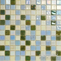 Мозаика люминесцентная 31,6x31,6 Mosavit Design Fosvit LAGOS (белая, голубая, зеленая)