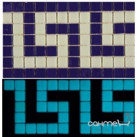 Мозаичный бордюр, люминесцентный 18,4x31,6 Mosavit Design Fosvit Cenefas DELFOS F-2