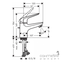 Набор смесителей Hansgrohe Novus 70 710262773 хром