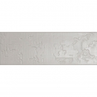Плитка настенная 18х54 Mutina Bas-Relie Cloud Relief Bianco (рельефная), арт. PUBC01
