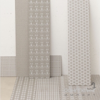Керамогранит универсальный 120х240 Mutina Cover Grid Grey, арт. XL-PUCG52