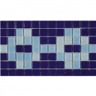 Мозаїчний бордюр, люмінесцентний 18,4x31,6 Mosavit Design Fosvit Cenefas CIRCULOS F-1