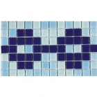 Мозаїчний бордюр, люмінесцентний 18,4x31,6 Mosavit Design Fosvit Cenefas CIRCULOS F-2