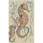 Панно из мозаики, морские коньки 190x316 Mosavit Decoracion Animales Acuaticos CABALLITOS MARRONES