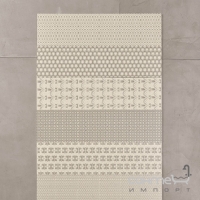 Керамограніт універсальний 30х120 Mutina Cover Stitch White, арт. PUCW94
