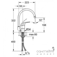 Набор смесителей Grohe Euroeco 123242K хром