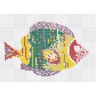 Панно із мозаїки, рибка 158x221 Mosavit Decoracion Animales Acuaticos PEZ MULTICOLOR 1